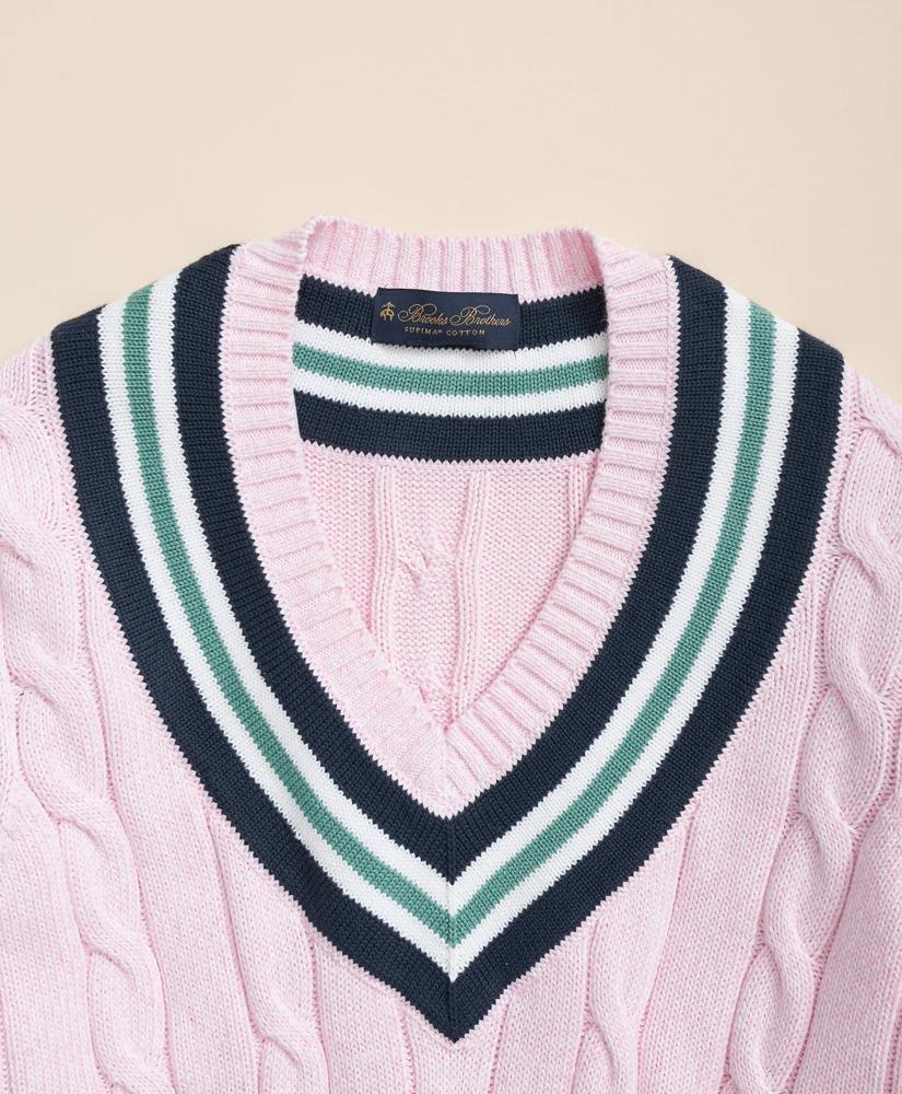 Brooks Brothers Archive Tennis Sweater in Supima® Cotton