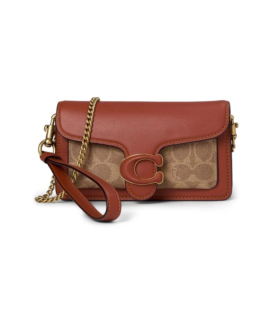 商品Coach|Coated Canvas Signature Tabby Wristlet,价格¥1786,第1张图片