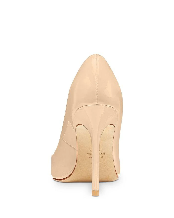 商品Stuart Weitzman|Women's Stuart Pointed Toe Scalloped Edge High Heel Pumps,价格¥1180,第3张图片详细描述