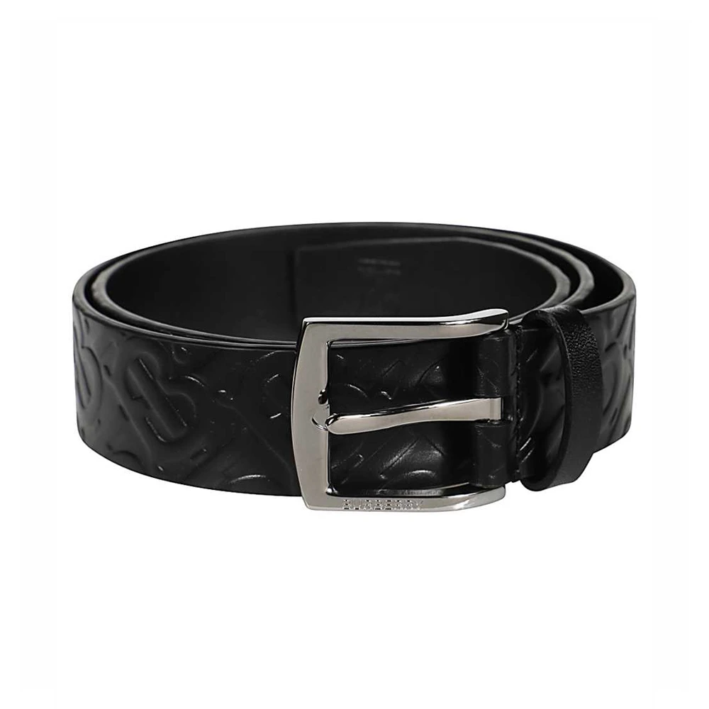 商品Burberry|BURBERRY 男士腰带黑色 8015603,价格¥1902,第1张图片