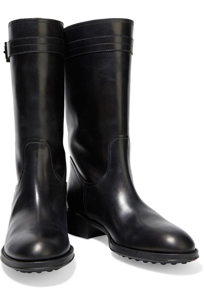 Buckled leather boots商品第2张图片规格展示