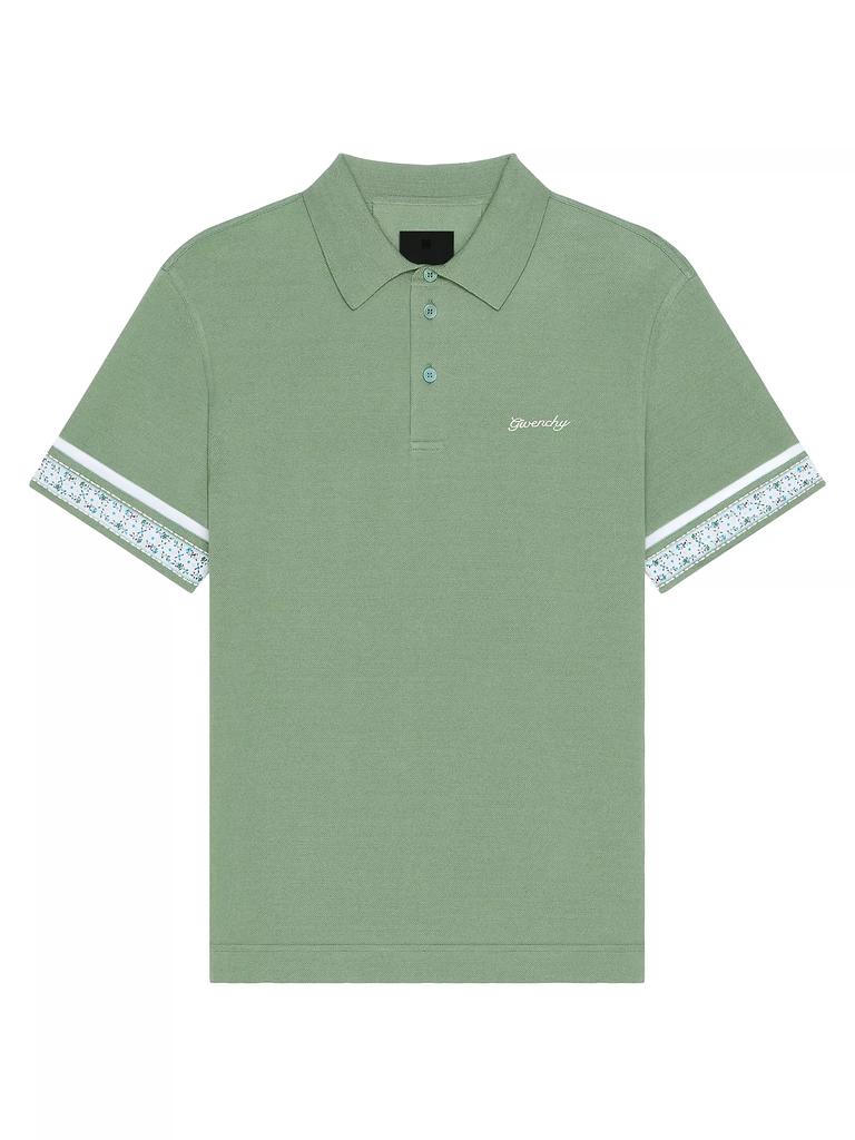 Tシャツ・カットソー GIVENCHY FW24 'Placket' polo shirt (BM71H13YE1 001) GIVENCHY FW24 'Placket' polo shirt (BM71H13YE1 001