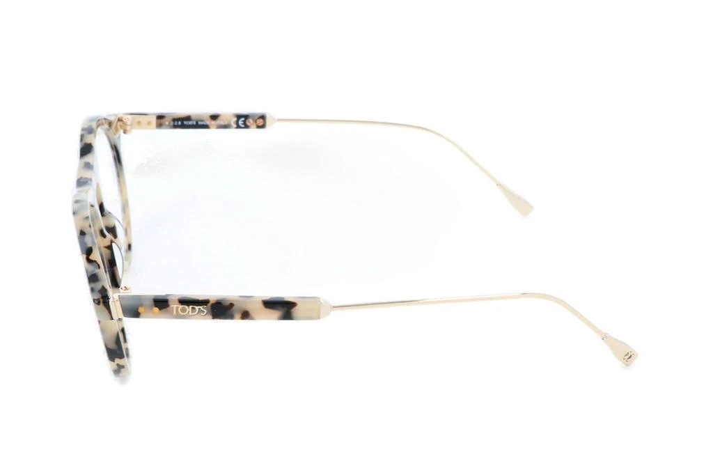商品Tod's|Tod's Tortoise Shell Round Frame Glasses,价格¥1708,第3张图片详细描述