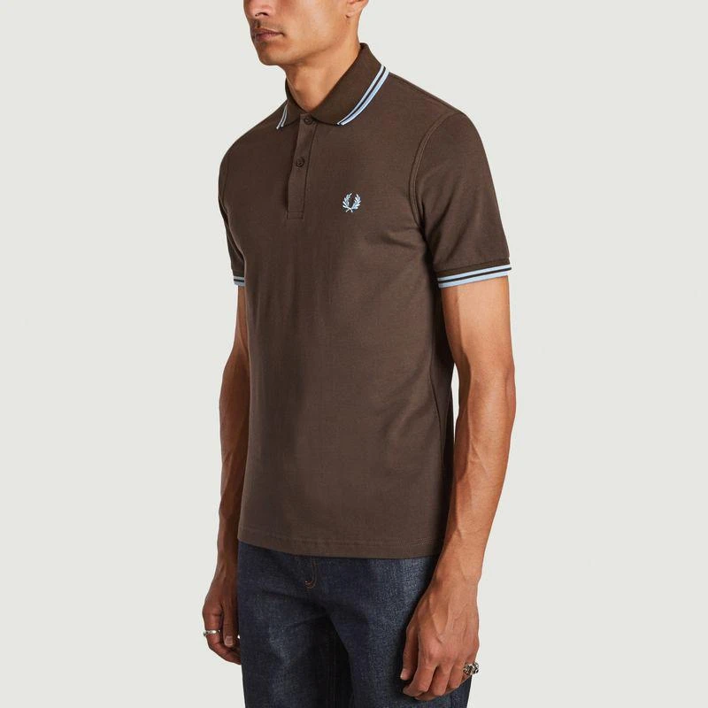 商品Fred Perry|Polo M12 chocolate FRED PERRY,价格¥739,第2张图片详细描述