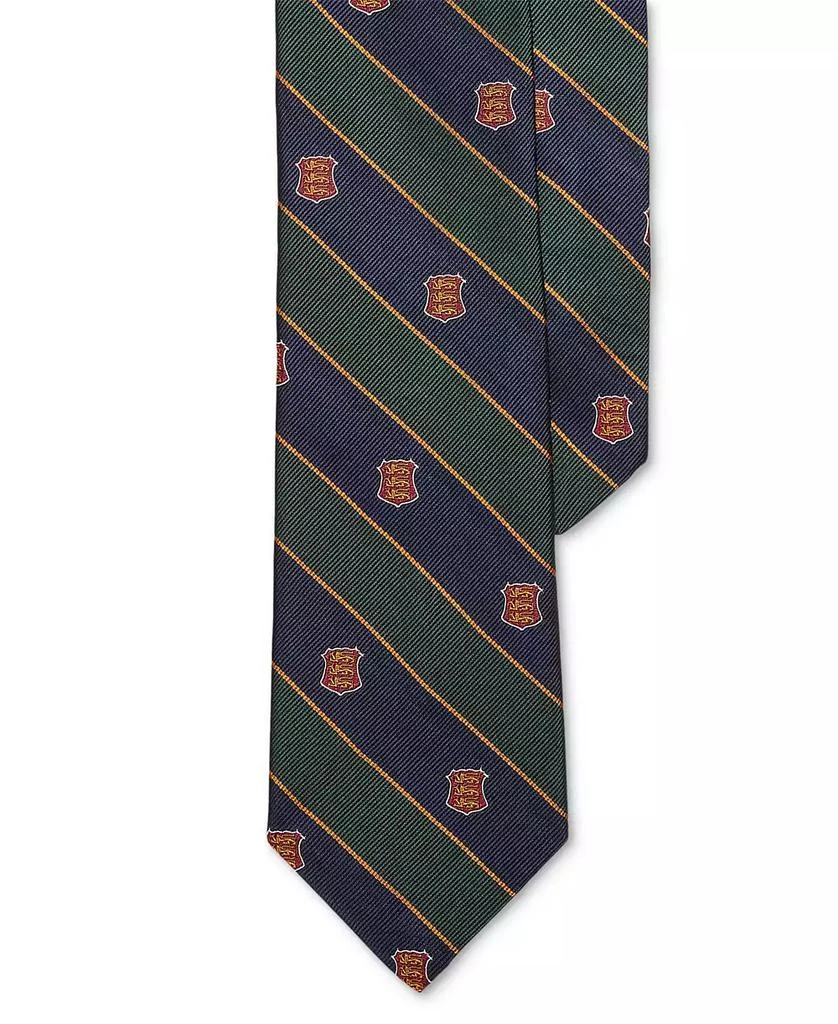 商品Ralph Lauren|Men's Striped Silk Repp Club Tie,价格¥735,第1张图片