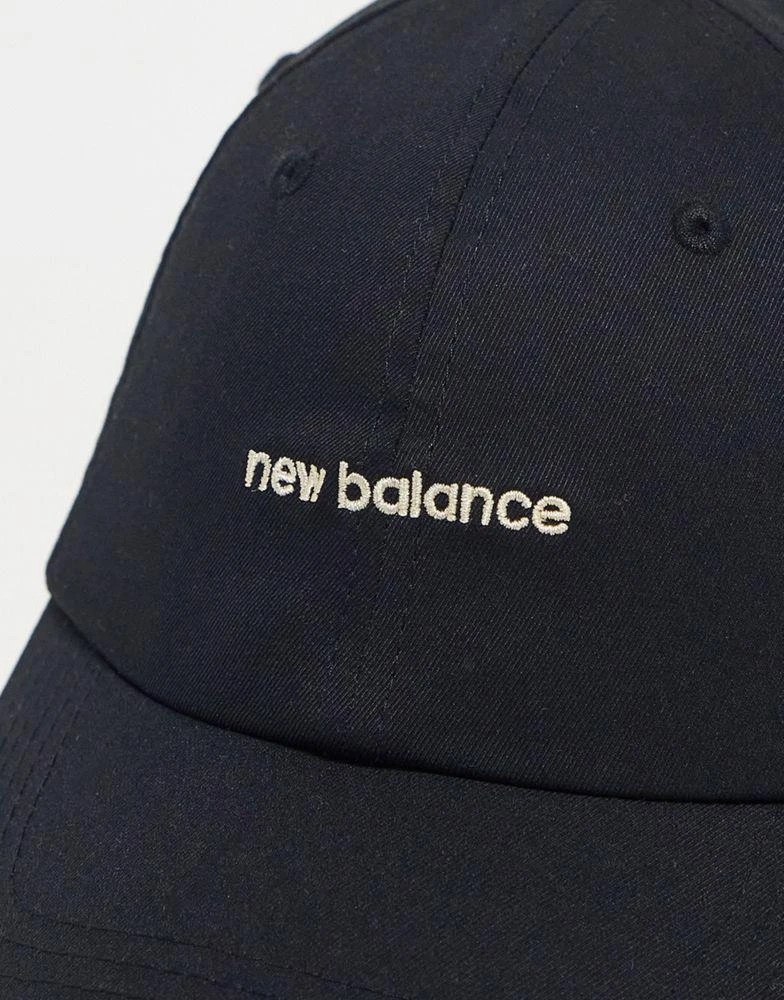 商品New Balance|New Balance linear logo baseball cap in black,价格¥197,第3张图片详细描述