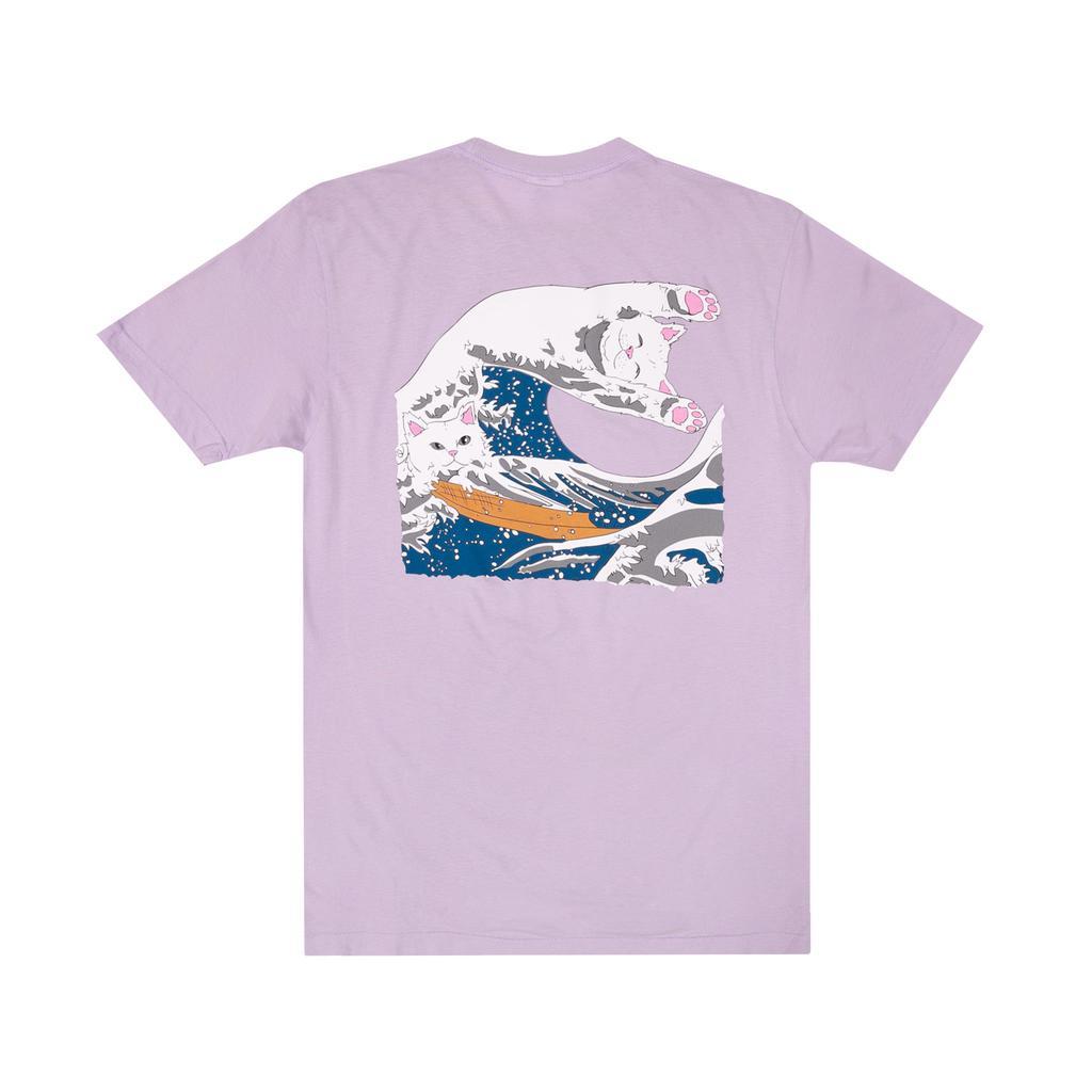 商品RIPNDIP|The Great Wave Of Nerm Tee (Lavender),价格¥237,第1张图片