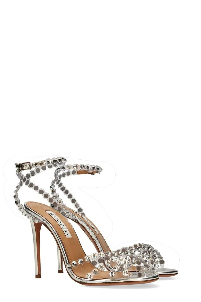 商品Aquazzura|Aquazzura Tequila Plexi Crystal Embellished Sandals,价格¥5471,第4张图片详细描述