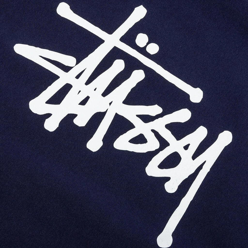 商品STUSSY|男式 基本款连帽衫 海军蓝,价格¥834,第4张图片详细描述