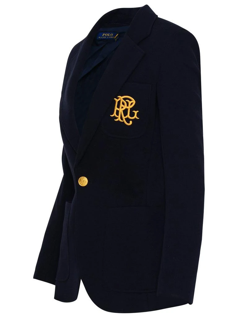 商品Ralph Lauren|Polo Ralph Lauren Logo Embroidered Long Sleeved Blazer,价格¥4202,第3张图片详细描述