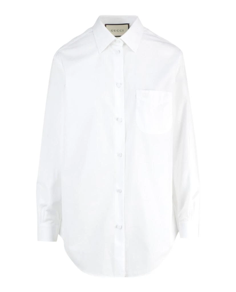 商品Gucci|Woven Button-Down Shirt,价格¥1715,第1张图片