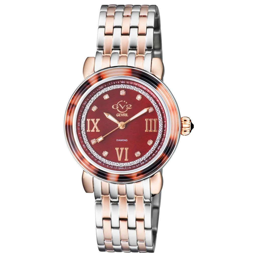 商品Gevril|GV2 by Gevril Women's Watch 9855B,价格¥4455,第1张图片
