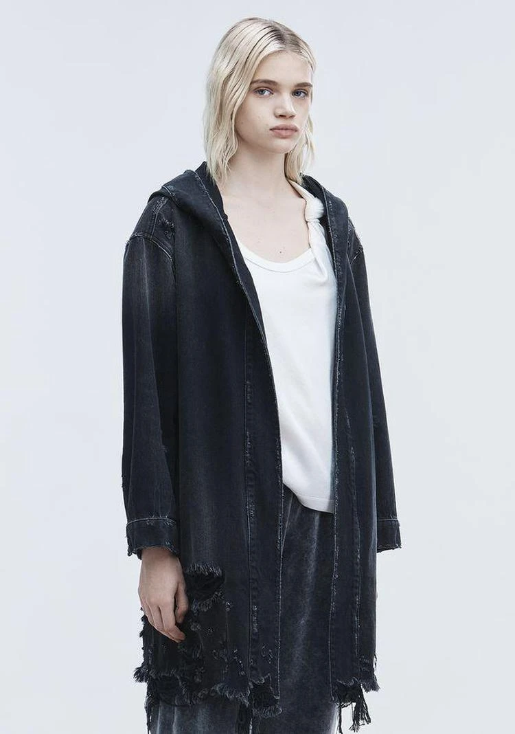商品Alexander Wang|SHORT DISTRESSED ROBE ,价格¥2093,第5张图片详细描述