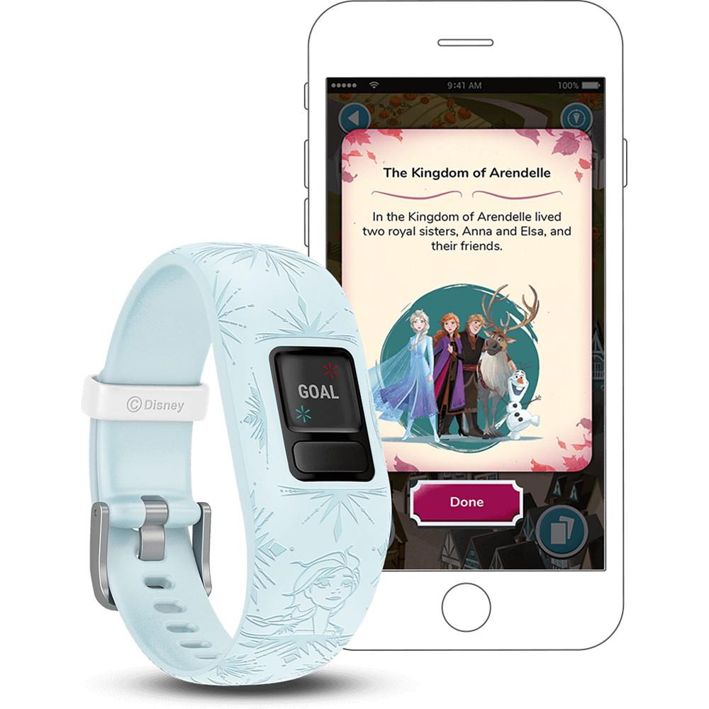 Kid's vivofit jr. 2 Elsa Blue Silicone Strap Smart Watch 11mm商品第8张图片规格展示