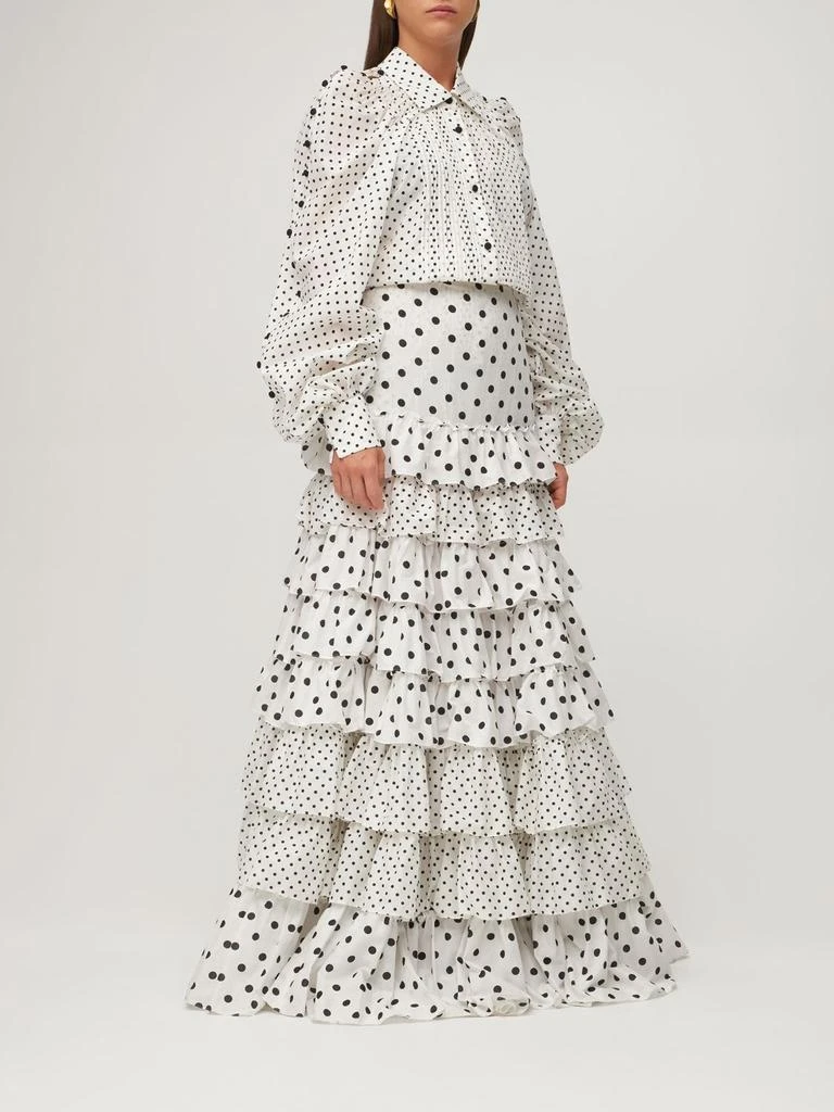 商品PRABAL GURUNG|Cotton Poplin Polka Dots Shirt,价格¥9695,第1张图片详细描述