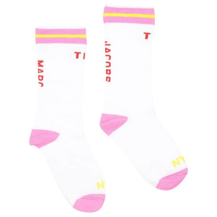 商品Marc Jacobs|White Socks With Pink Trim,价格¥64,第3张图片详细描述