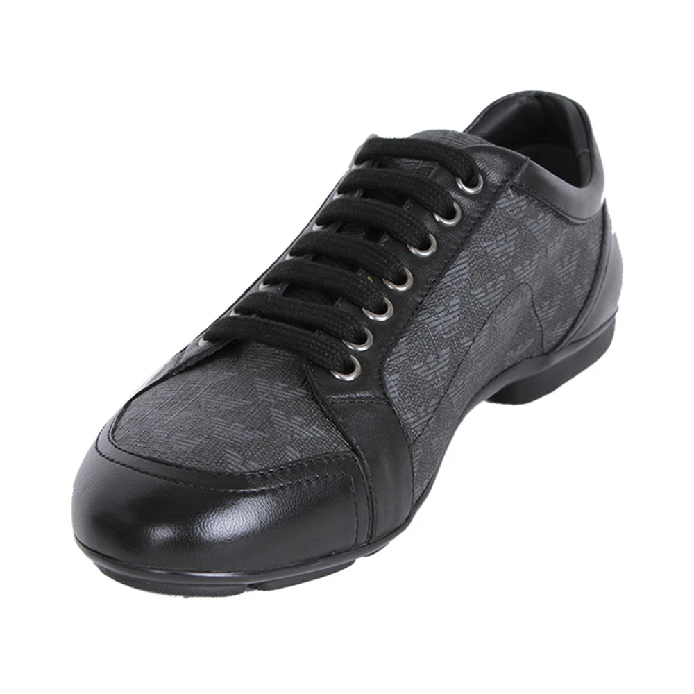EMPORIO ARMANI 安普里奥·阿玛尼 绑带拼皮休闲男士运动鞋 X4C281-XE194-K001 商品