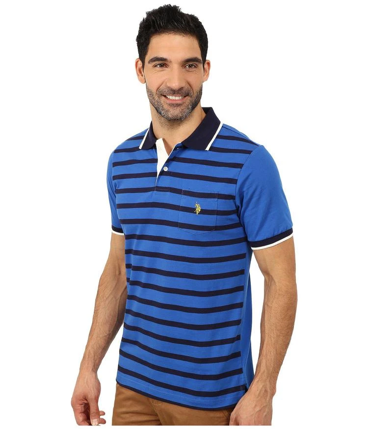 商品U.S. POLO ASSN.|Striped Jersey Polo,价格¥278,第2张图片详细描述