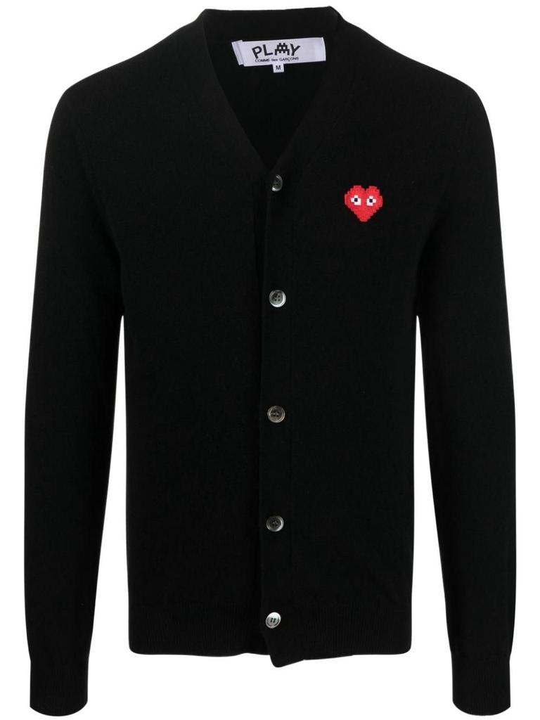 Comme Des Garçons Play Men's  Black Other Materials Cardigan商品第1张图片规格展示