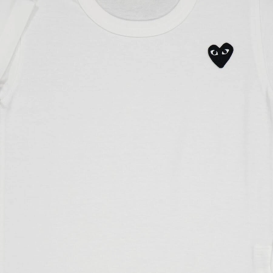 商品Comme des Garcons|Kids Embroidered Heart Short-sleeve T-shirt,价格¥220,第3张图片详细描述