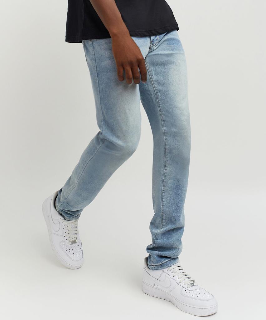 商品Reason Clothing|Wyatt Light Wash Slim Jeans,价格¥148,第4张图片详细描述