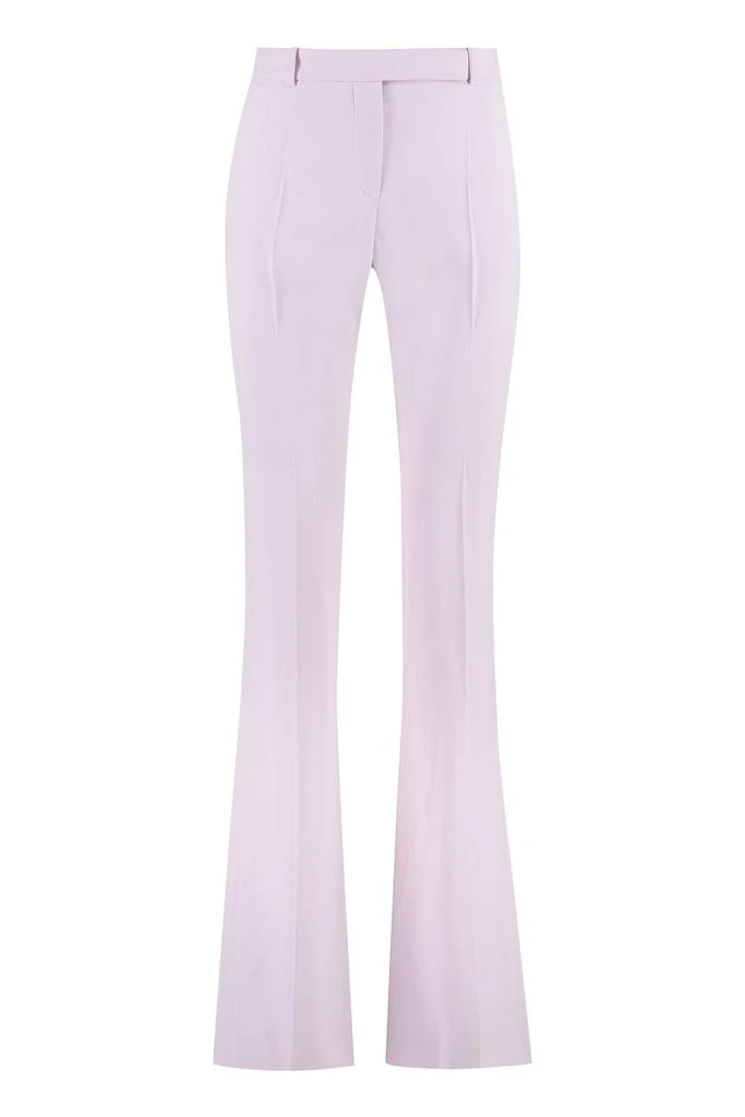 商品Alexander McQueen|Alexander McQueen Flared Crepe Trousers,价格¥2981,第1张图片