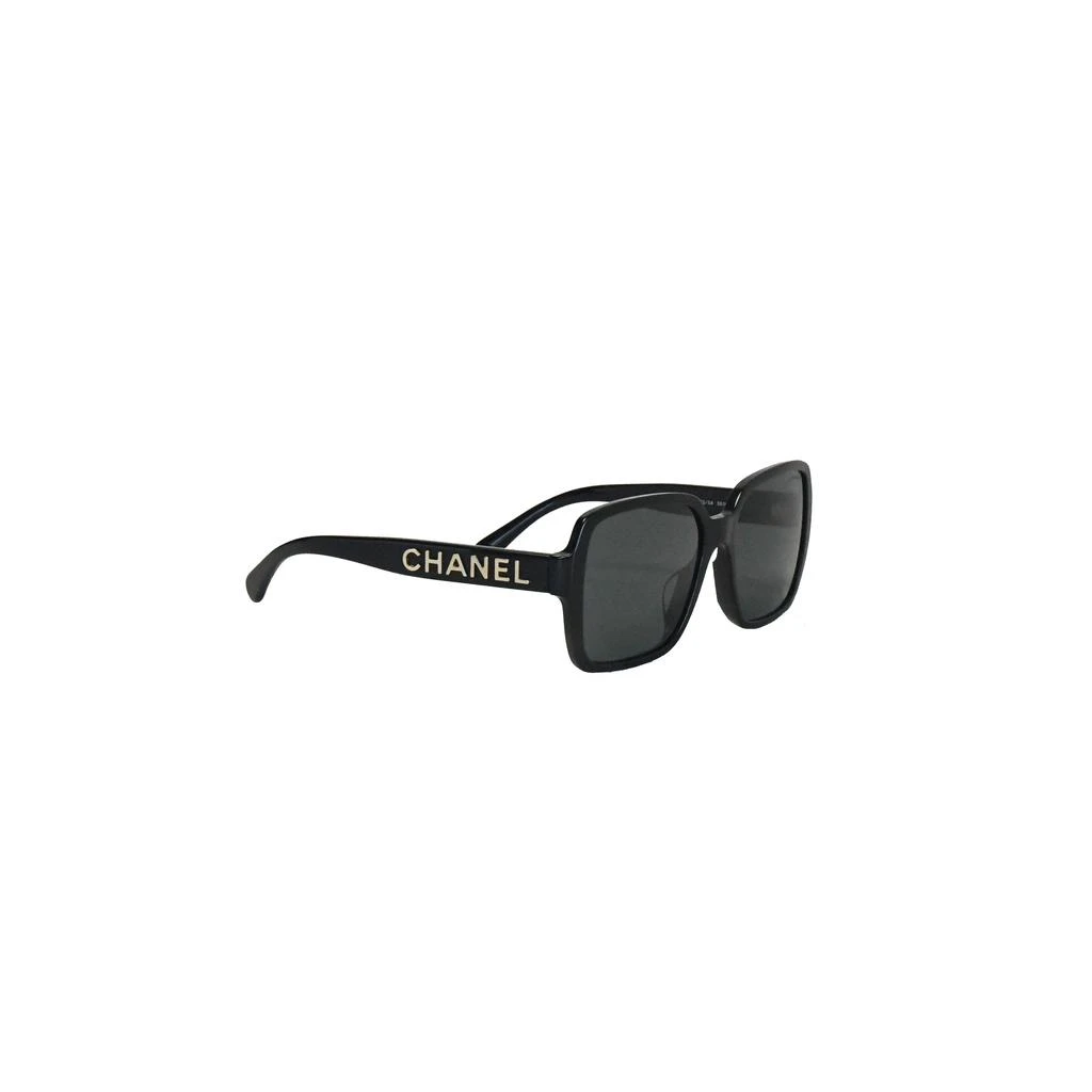 商品Chanel|Chanel Sqaure Frame Sunglass Black,价格¥3793,第1张图片