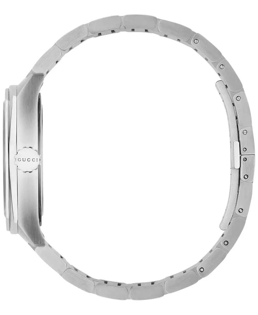 商品Gucci|Men's GG2570 Swiss Stainless Steel Bracelet Watch 41mm YA142303,价格¥12187,第2张图片详细描述