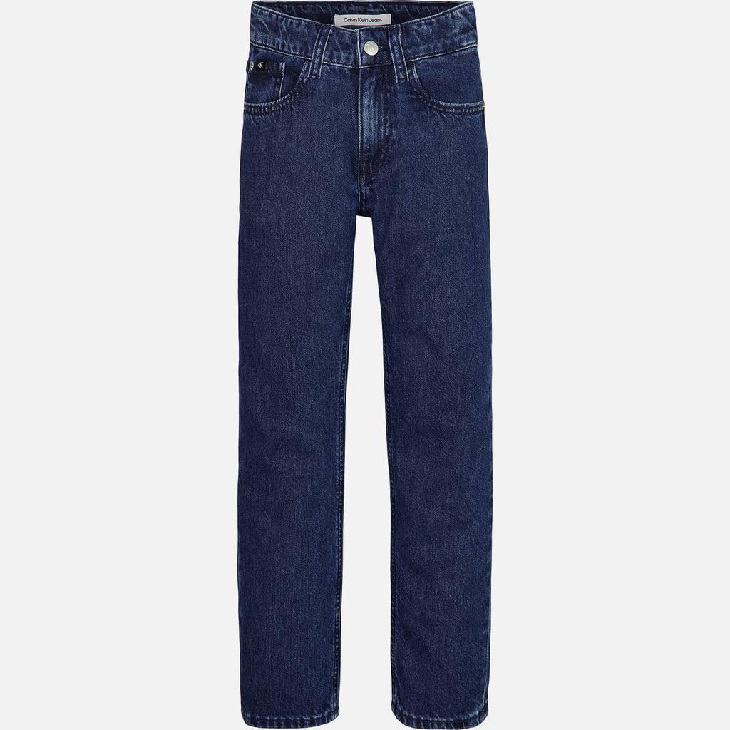 Calvin Klein Boys' Regular Straight Leg Jean - Denim Dark商品第1张图片规格展示