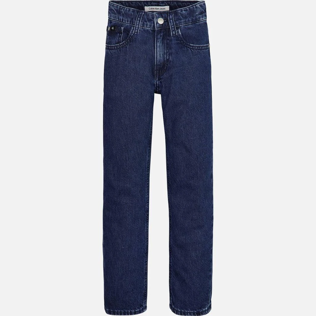 商品Calvin Klein|Calvin Klein Boys' Regular Straight Leg Jean - Denim Dark,价格¥196,第1张图片