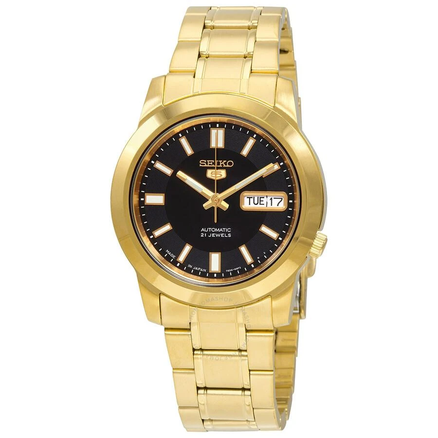 商品Seiko|5 Automatic Black Dial Men's Watch SNKK22J1,价格¥1101,第1张图片