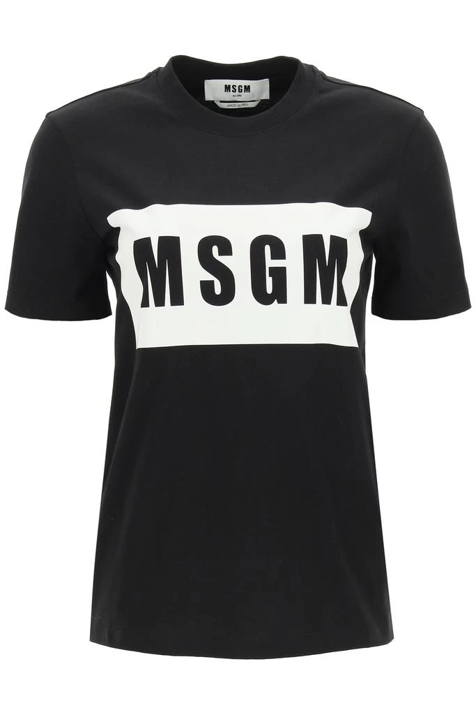 商品MSGM|Msgm Logo Box T Shirt,价格¥448,第1张图片