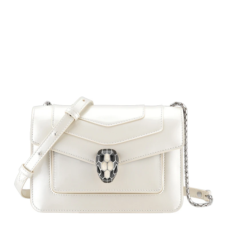 商品[国内直发] BVLGARI|BVLGARI 白色女士单肩包 289771,价格¥15655,第1张图片