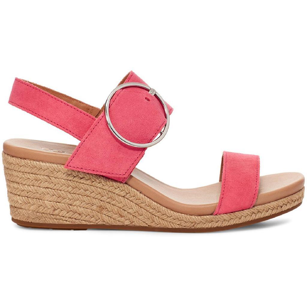 商品UGG|Ugg Womens Navee Suede Espadrille Wedge Sandals,价格¥428,第4张图片详细描述