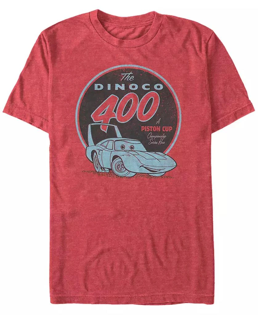 商品FIFTH SUN|Disney Pixar Men's Cars The Dinoco 400 a Piston Cup Short Sleeve T-Shirt,价格¥188,第1张图片