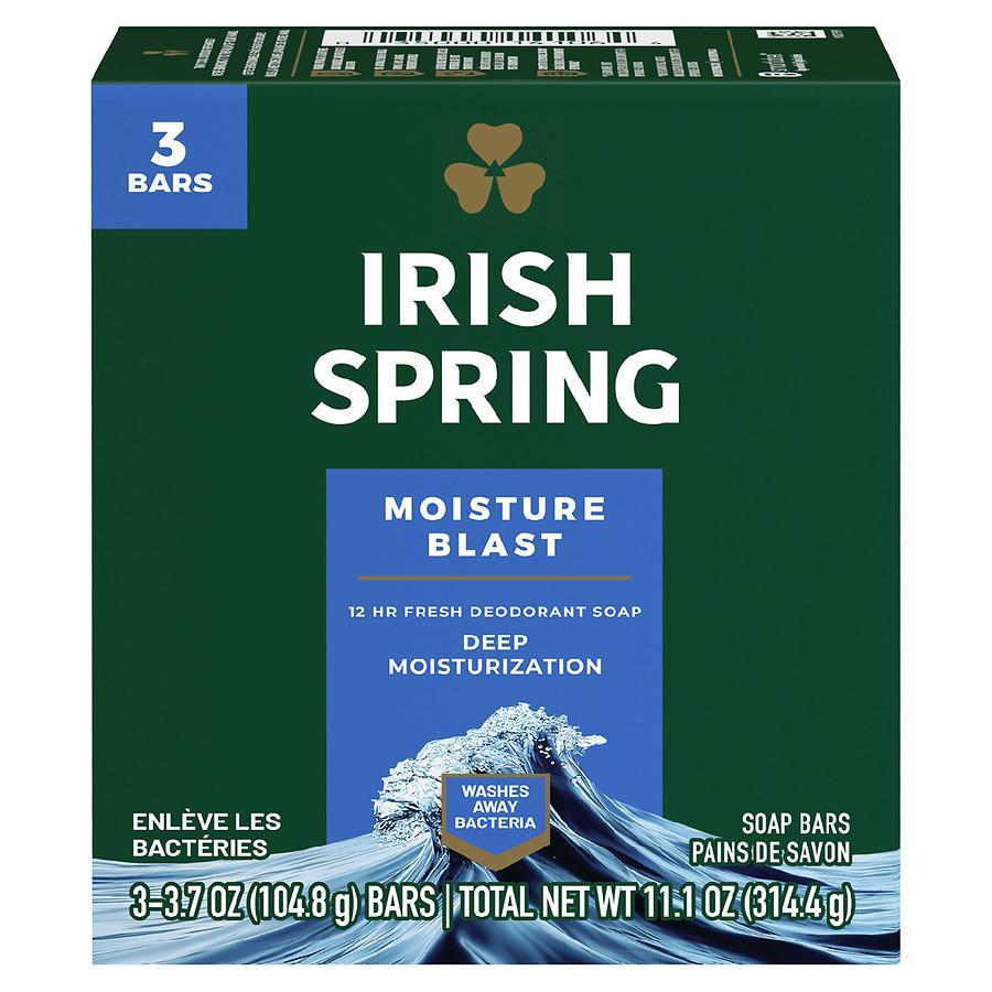 商品Irish Spring|Deodorant Bath Bar Moisture Blast,价格¥44,第1张图片