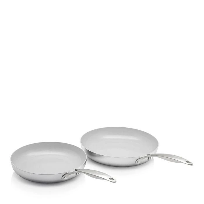 商品Greenpan|Venice Pro 8" and 10" Fry Pan Set,价格¥821,第1张图片