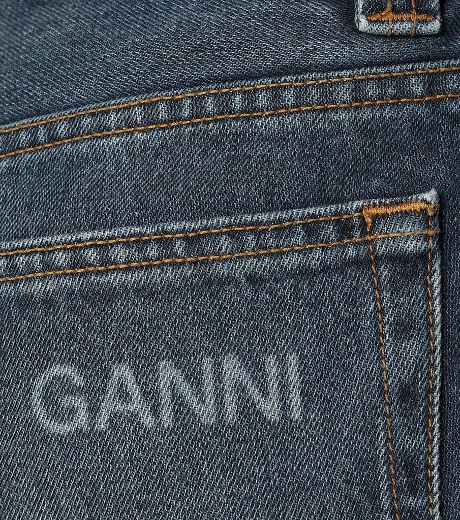 商品Ganni|高腰直筒牛仔裤,价格¥1417,第4张图片详细描述