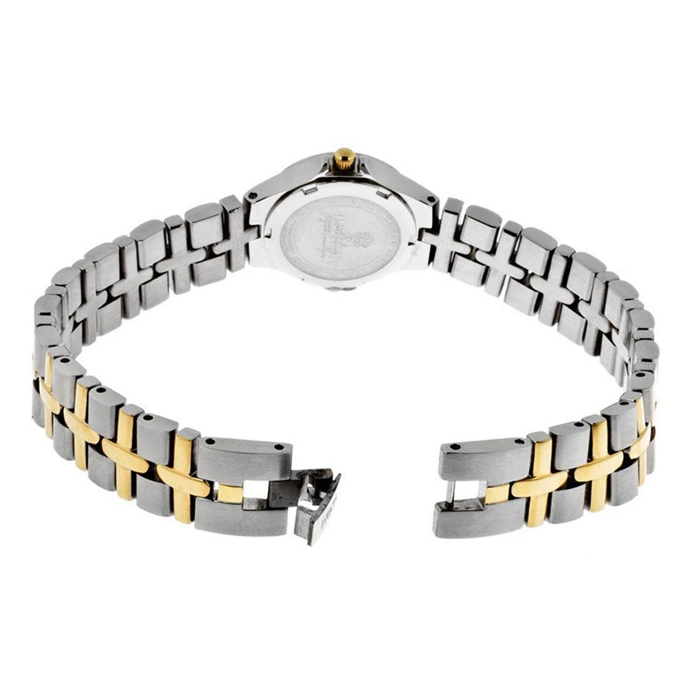 商品Invicta|Invicta 0133 Women's Wildflower Crystal Accented Bezel White Dial Two Tone Bracelet Watch,价格¥347,第2张图片详细描述