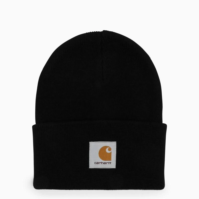 商品Carhartt WIP|Black Acrylic Watch Hat,价格¥148,第1张图片