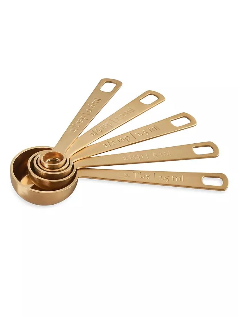 商品Le Creuset|Gold 5-Piece Measuring Spoon Set,价格¥315,第3张图片详细描述