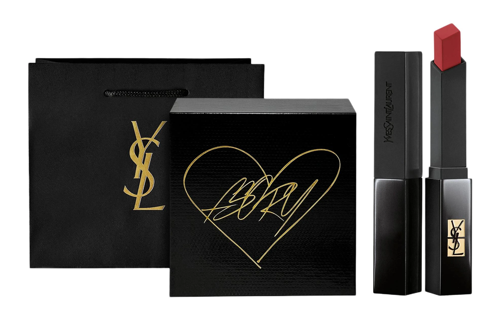 商品[国内直发] Yves Saint Laurent|YSL圣罗兰 黑金彩妆礼盒 易上色丝绒自然持久气色 口红+香水,价格¥535,第11张图片详细描述