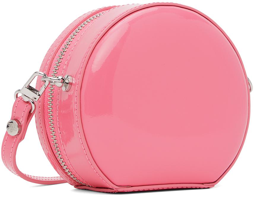 Pink Mini Round Crossbody Bag商品第3张图片规格展示
