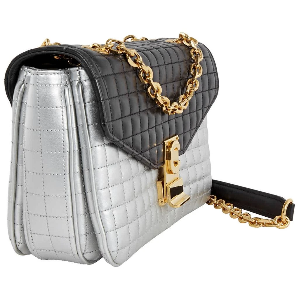 商品Celine|Celine Medium C in Quilted Calfskin Black/Silver Shoulder Bag,价格¥12315,第2张图片详细描述