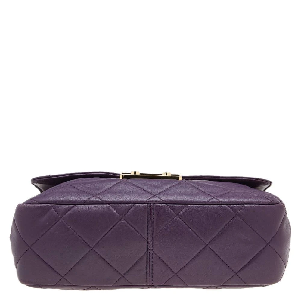 Michael Kors Purple Quilted Leather Sloan Chain Bag 商品