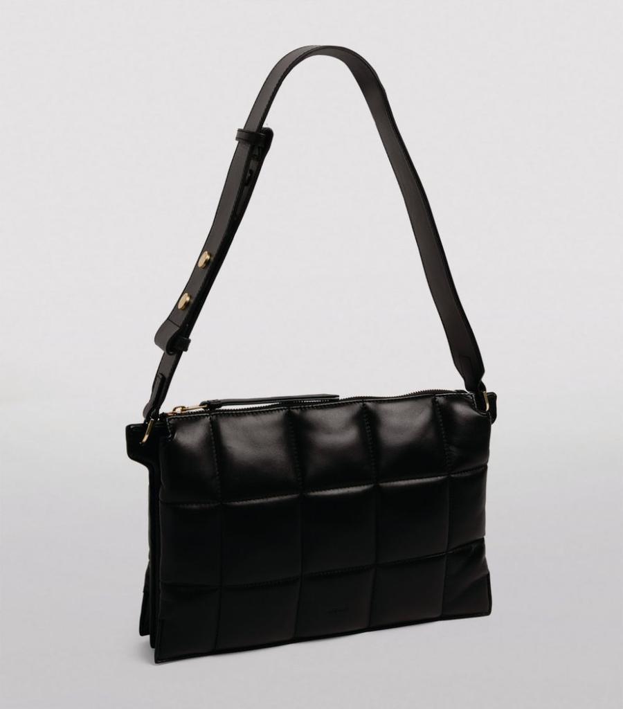 商品ALL SAINTS|Leather Sheringham Quilted Shoulder Bag,价格¥2188,第5张图片详细描述