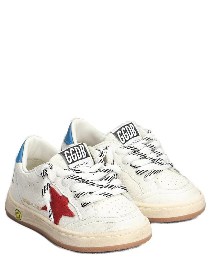 商品Golden Goose|Golden Goose Kids Ball Star Lace-Up Sneakers,价格¥1353,第3张图片详细描述