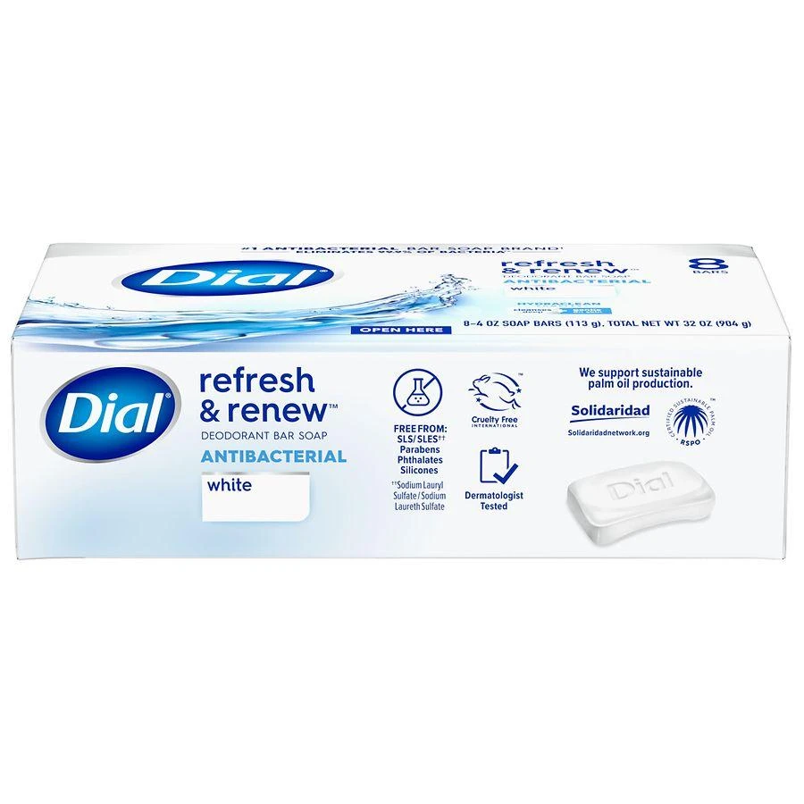 商品Dial|Antibacterial Deodorant Bar Soap White,价格¥75,第3张图片详细描述