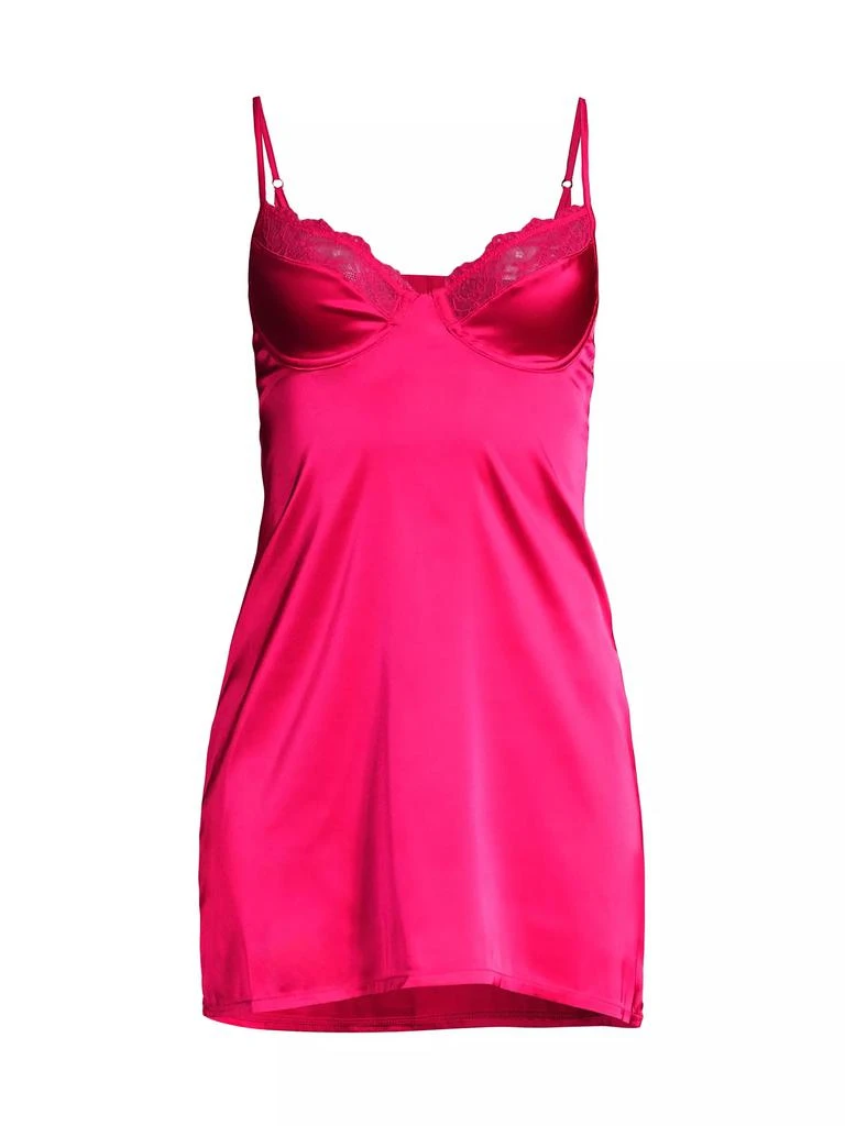 商品Kat the Label|Sienna Satin Cut-Out Minidress,价格¥270,第1张图片