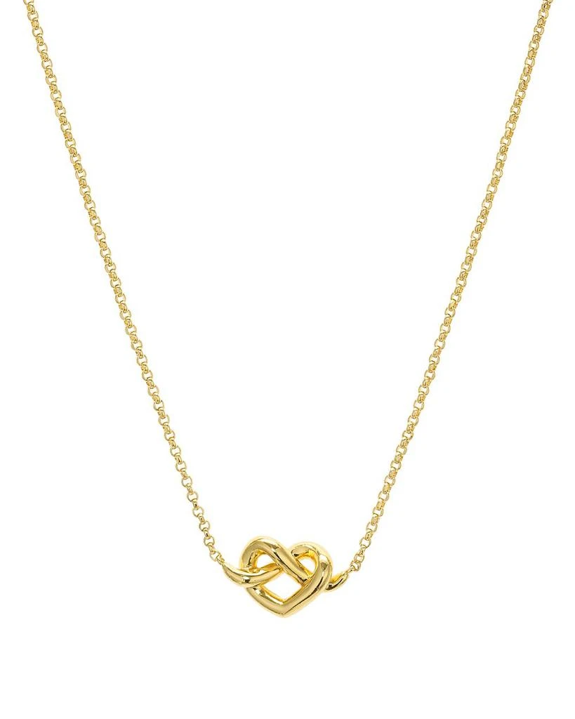 商品Kate Spade|Loves Me Knot Mini Pendant Necklace, 16",价格¥433,第1张图片